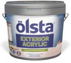 Краска фасадная акриловая Olsta Exterior Acrilic база C 74C Lead 2.7л