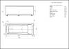 Акриловая ванна Aquatek Либра New LIB160N-0000019 белая, 160x70x61 фото 4