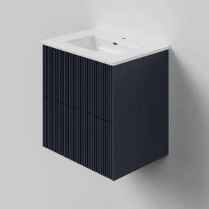 Тумба с раковиной La Fenice Terra Twin FNC-01-TER-BG-60-2 Blu grigio