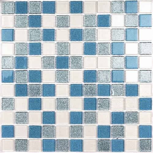 Мозаика Bonaparte Shine Blue (2.5x2.5) 30x30