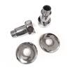 Соединение прямое Luxon 1"x1/2" гайка/штуцер, хром (пара)