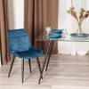 Стул Tetchair Abruzzo (mod. 8060) 19235 синий (HLR 63)/черный 54x62x83 фото 8