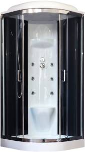 Душевая кабина Royal Bath RB 100HK7-BT-CH с низким поддоном, с сиденьем