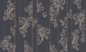 3D Фотообои Artegrafico «Волны Посейдона цвета мокко» PL-019 акварель