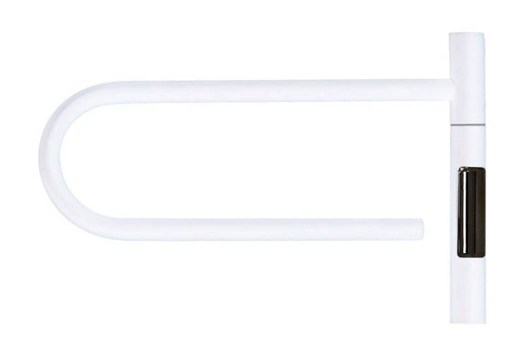 Полотенцесушитель электрический Vincea VTD-1P1WE 39x25, белый, с таймером