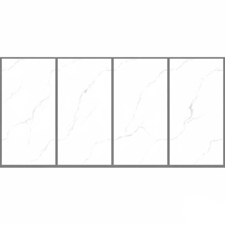 Керамогранит NSceramic NSC4083 Глянцевый Белый 40x80