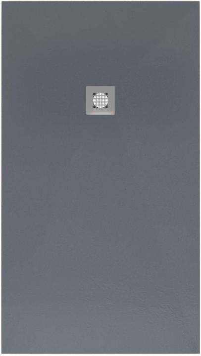 Поддон для душа Allen Brau Priority с накладкой на сифон, синий матовый, 1600х800