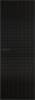 Межкомнатная дверь Profil Doors 1 AGN цвет профиля Черный, стекло безопасное 4 мм мору черное 600x2000