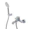 Смеситель для ванны и душа BelBagno Aurora AURORA-VASM-CRM хром
