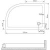 Поддон для душа Grossman GR-119212020L 120x80x15 фото 3