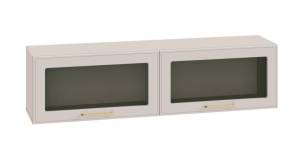 Шкаф навесной Моби Ричфорд 16.328 Кашемир 5981 BS, Моно керамика D166-2 ПВХ