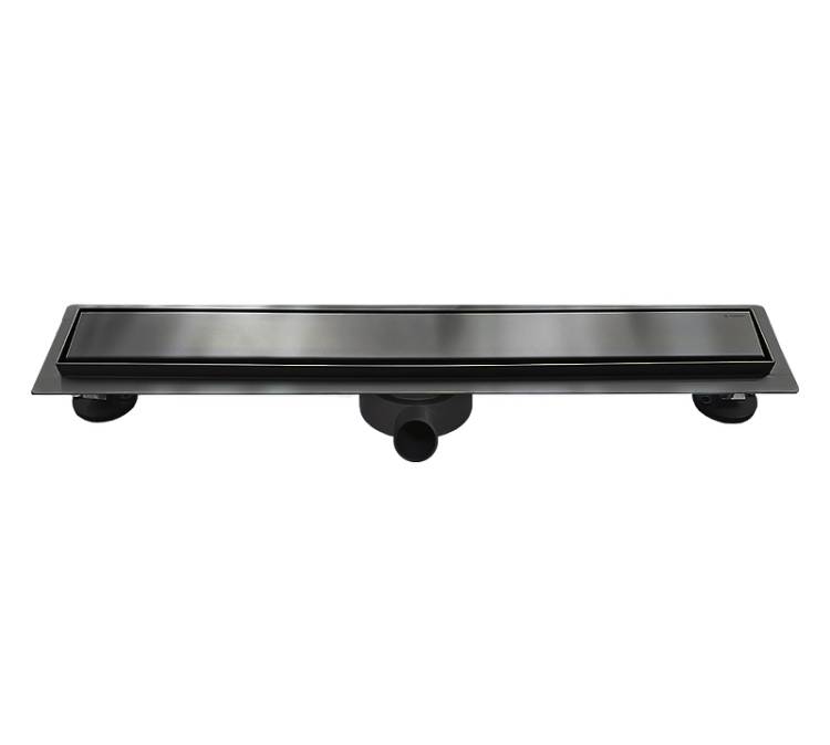 Душевой трап AltroBagno Ливелло (Livello) 071241 GM оружейная сталь, 80 см