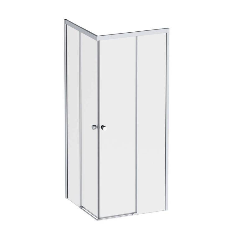 Душевой уголок AM.PM X-Joy W94G-403-8080-МТ1К профиль хром матовый, стекло прозрачное, 80x80