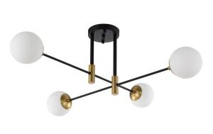 Потолочный светильник Crystal Lux Fidel Pl4 Black