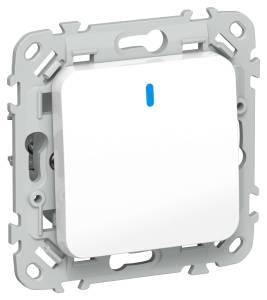 Выключатель 1-клавишный IEK Flite FI-V10-1-10-1-K01 белый