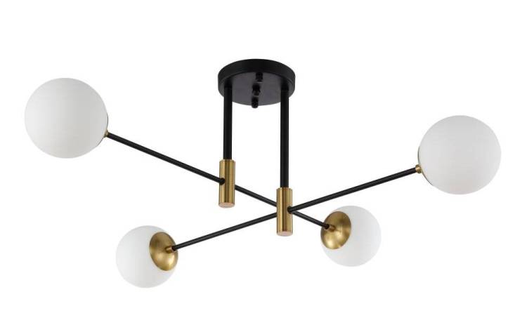 Потолочный светильник Crystal Lux Fidel Pl4 Black