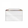 Тумба под раковину Kerama Marazzi Plaza Modern 80 (PLB.M.80.2\WHT) белая, глянцевая