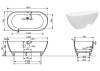 Ванна из искусственного камня Aquanet Family Stone AQ-00332889 160х75 фото 3