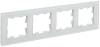 Рамка 4-постовая IEK Brite BR-M42-G-31-K01 белый матовый