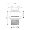 Донный клапан BOND BV0188 чёрный, без перелива, для раковины фото 2