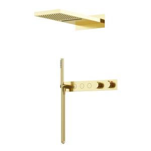 Душевая система Sancos Linn SC9023BG золото брашированное