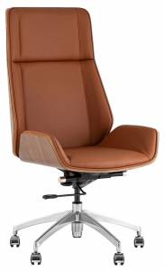 Кресло компьютерное Stool Group TopChairs Crown SN A312 8383-14 walnut back коричневый