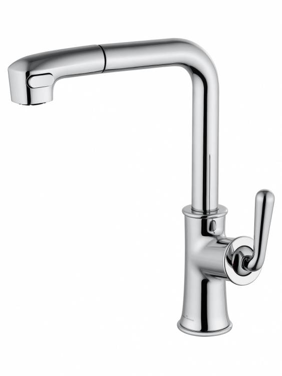 Смеситель для кухни Wonzon & Woghand WW-88439008A-CR с выдвижным изливом, хром