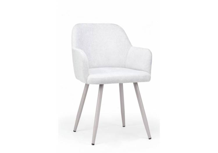 Стул на металлокаркасе Notta Инфини 360 631784 светло-серый (ocean 021) / серый