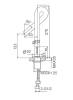 Смеситель для раковины Wonzon & Woghand Loop WW-111-00-508 Черный матовый фото 2
