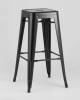 Набор из 6 барных стульев Stool Group Tolix YD-H765 LG-01 X6 черный глянцевый фото 3