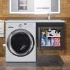 Тумба под раковину Uperwood Magenta 5930205152 под стиральную машину, подвесная, с дверцами, черная, 60 см фото 7