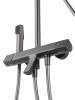 Душевая стойка Wonzon & Woghand WW-B3094-BGG с термостатом, темный графит фото 8