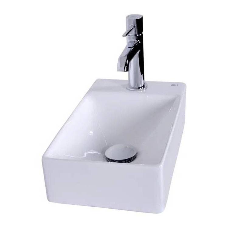 Раковина Orange B05 B05-375LW левая, 38 см, белая глянцевая