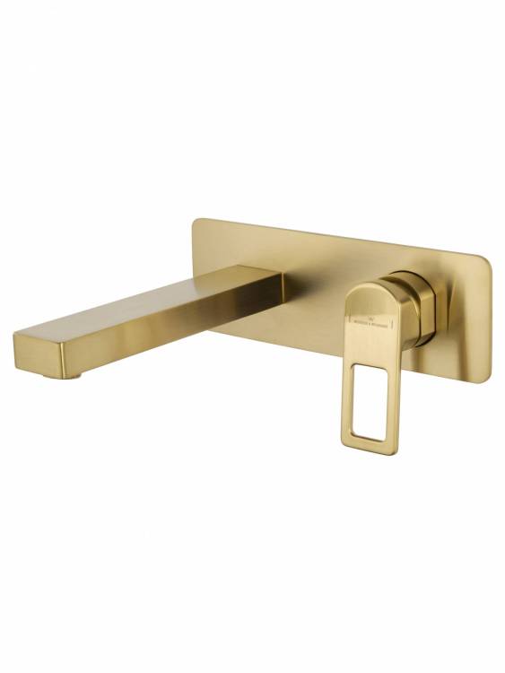 Смеситель для раковины Wonzon & Woghand WW-88869010-BG встраиваемый, брашированное золото