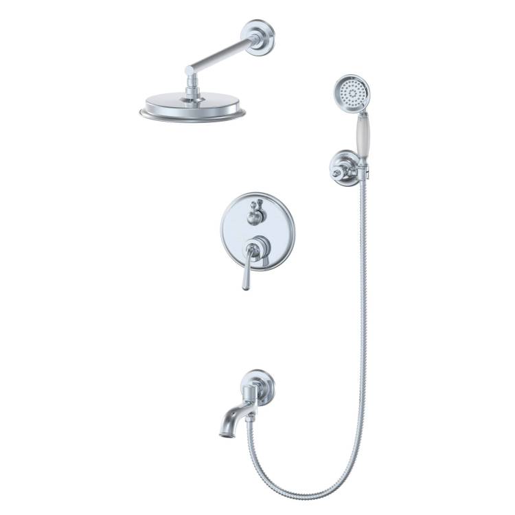 Душевой комплект Wonzon & Woghand WW-88939008-CR хром