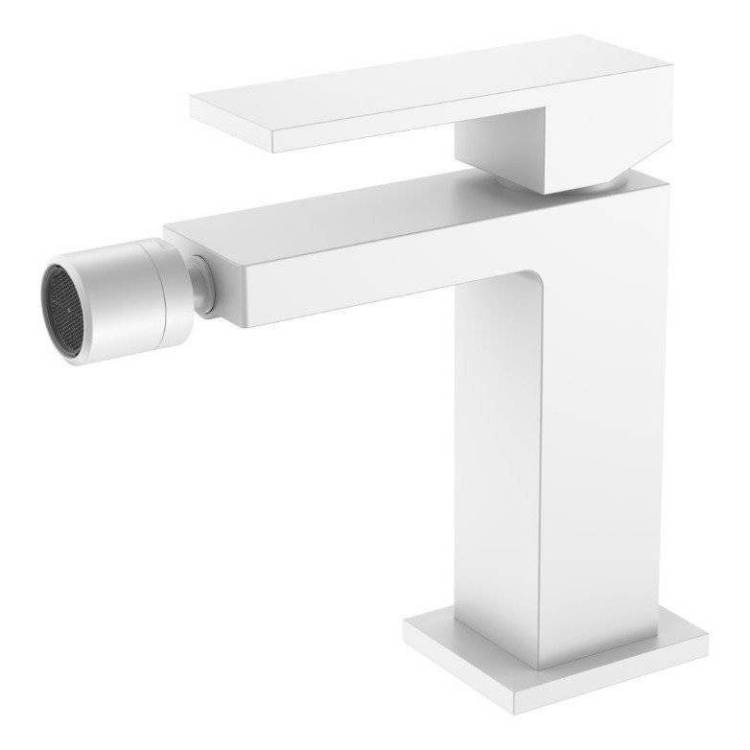 Смеситель для биде Boheme Qubic 476-MW Matt White