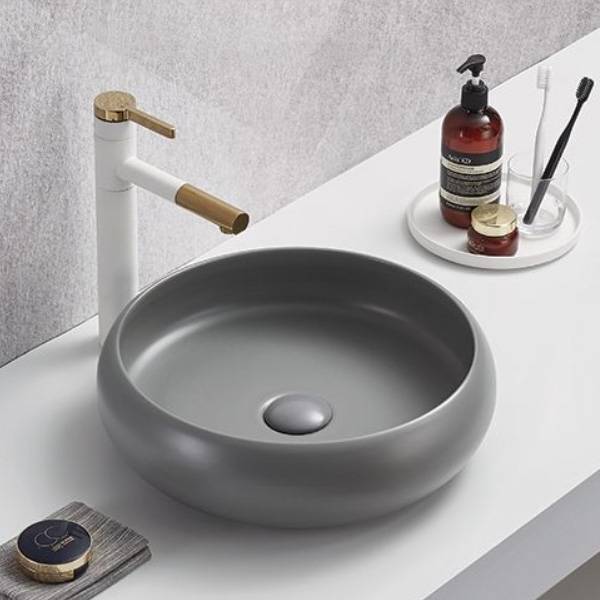 Раковина Comforty 00-00012229 114MH 42 см, светло-серая