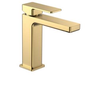 Смеситель для раковины AQUAme Savona AQM6810BG золото шлифованное