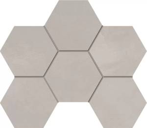 Мозаика Estima Graffito 70433 Mosaic/GF01_NS/25x28.5x10/Hexagon Light Grey Hexagon 25x28.5