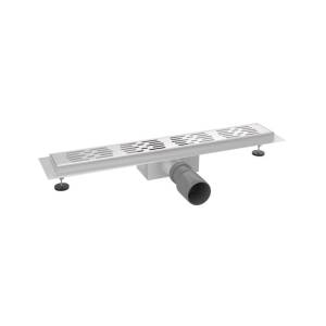 Душевой трап Teymi Ellie T90373 решетка нержавеющая сталь, 10x50 см