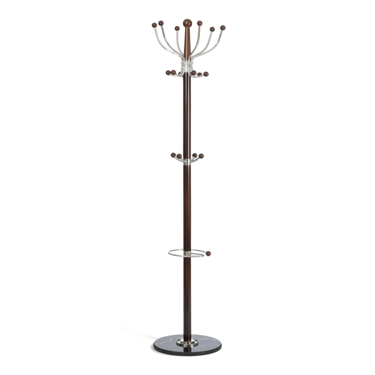 Вешалка напольная Tetchair Hanami (mod. GH-8617) 21444 Black (Черный)/Walnut (Орех)
