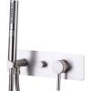 Душевой комплект Allen Brau Priority 5.31009-BN никель брашированный, с внутренней частью