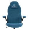 Кресло компьютерное Tetchair Bazuka metalBL 25046 синий, велюр фото 6