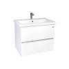 Тумба с раковиной Viant Мальта VMAL70COBEL-T2YP 425x655x560 2 ящика подвесная белая