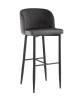 Стул барный Stool Group Оскар MC11B VELVET HLR-21 DUAL серый