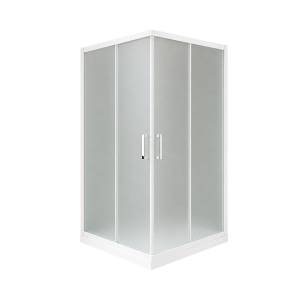 Душевой уголок Royal Bath HPD RB75115HPD-C профиль белый, стекло матовое, 115x75x200