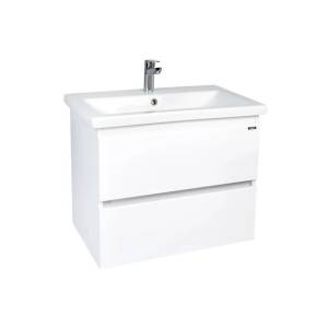 Тумба с раковиной Viant Мальта VMAL70COBEL-T2YP 425x655x560 2 ящика подвесная белая