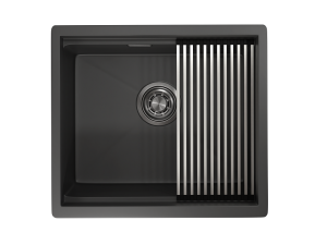 Мойка кухонная Granula Kitchen Space KS-5045U черный матовый