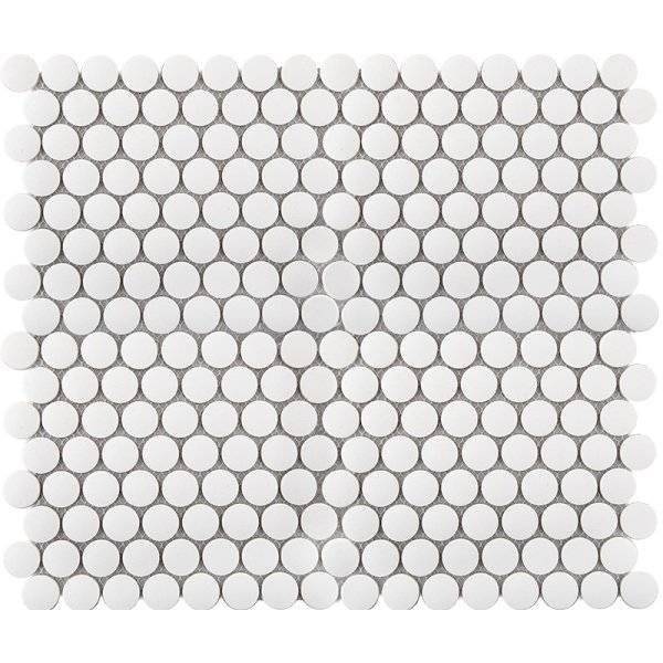 Мозаика Starmosaic Non-Slip Jnk81011 Penny Round White Antislip 30.9x31.5