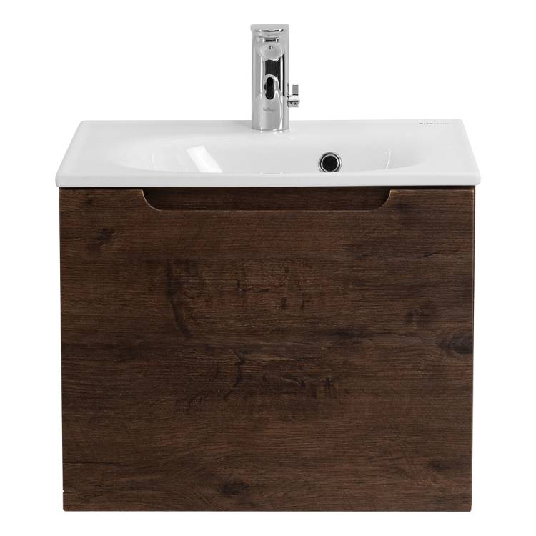 Тумба под раковину BelBagno ETNA-600-1C-SO-RW-P подвесная, Rovere Moro, 59.6x39.2